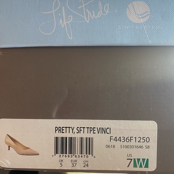 NWT Life Stride Pretty Soft Taupe Vince Pump Heel SIze 7 Wide - Picture 5 of 6